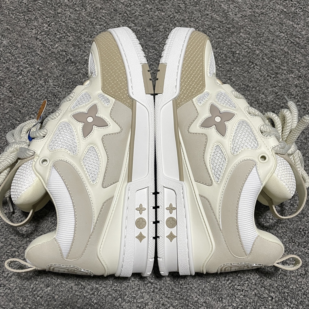 Replica Louis Vuitton Shoe Louis Vuitton LV Trainer Size 35-46 beige