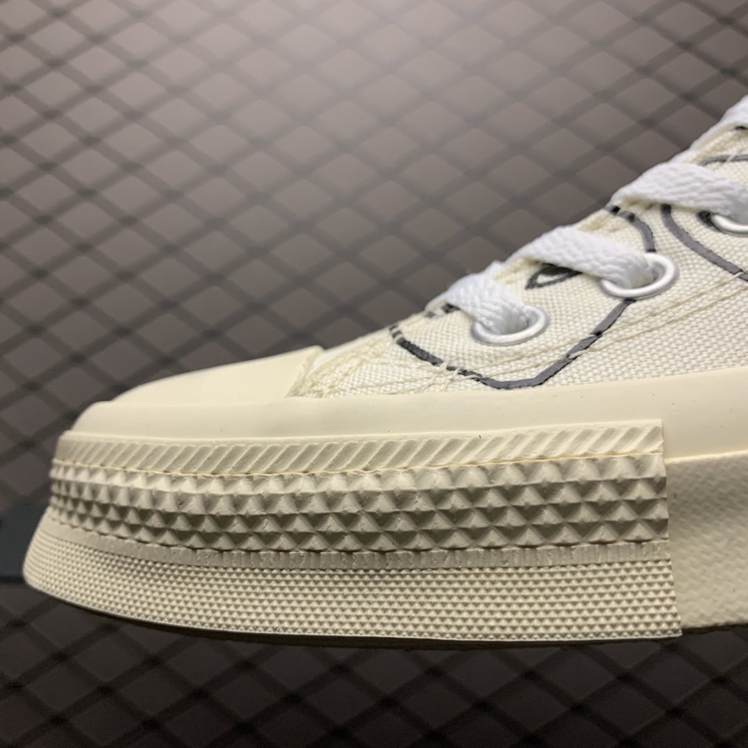 Replica Converse Shoe CDG x Converse LOW CDG PLAY WHITE 35-44
