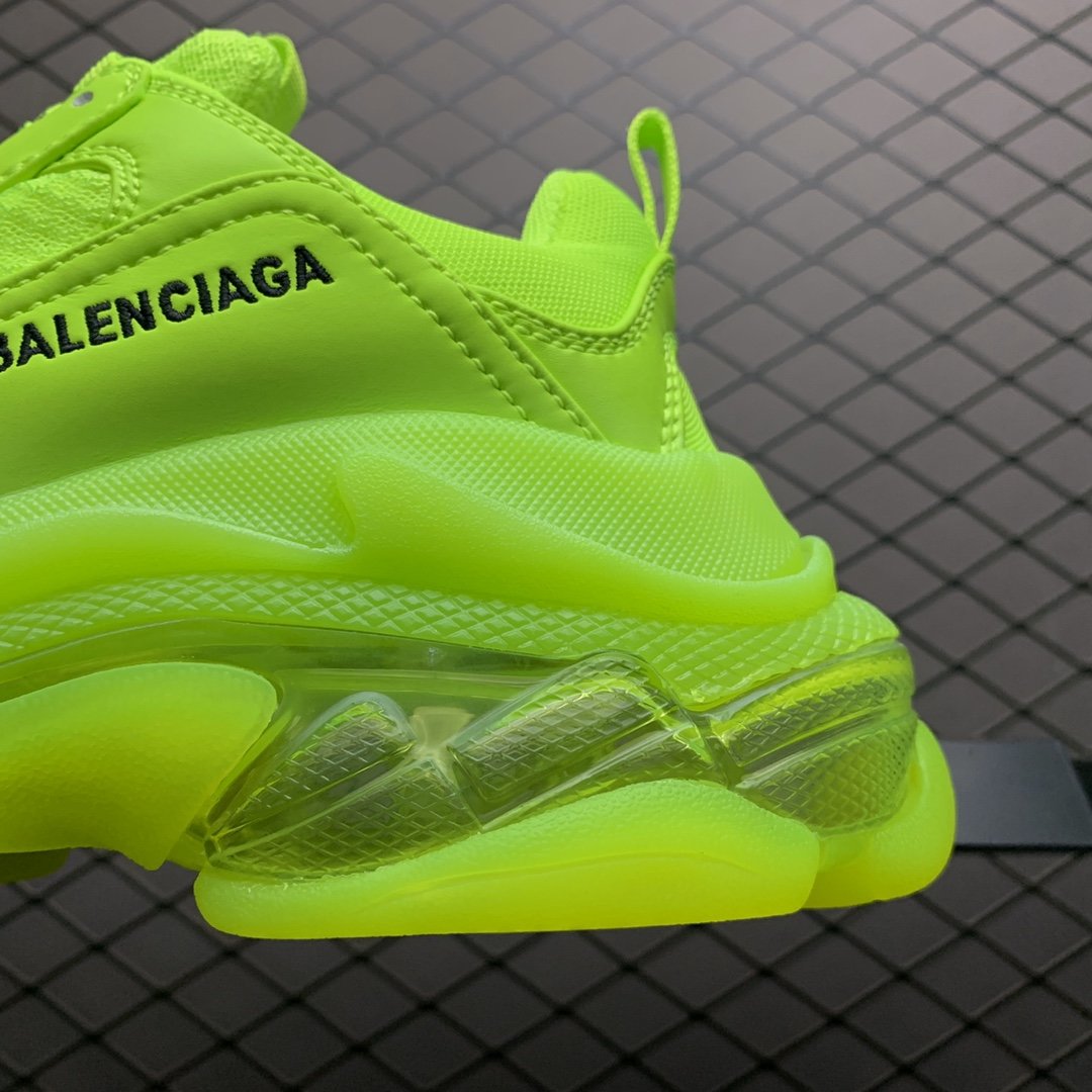 Replica Balenciaga Shoe Balenciaga Triple S 3.0 ALL GREEN 35-46