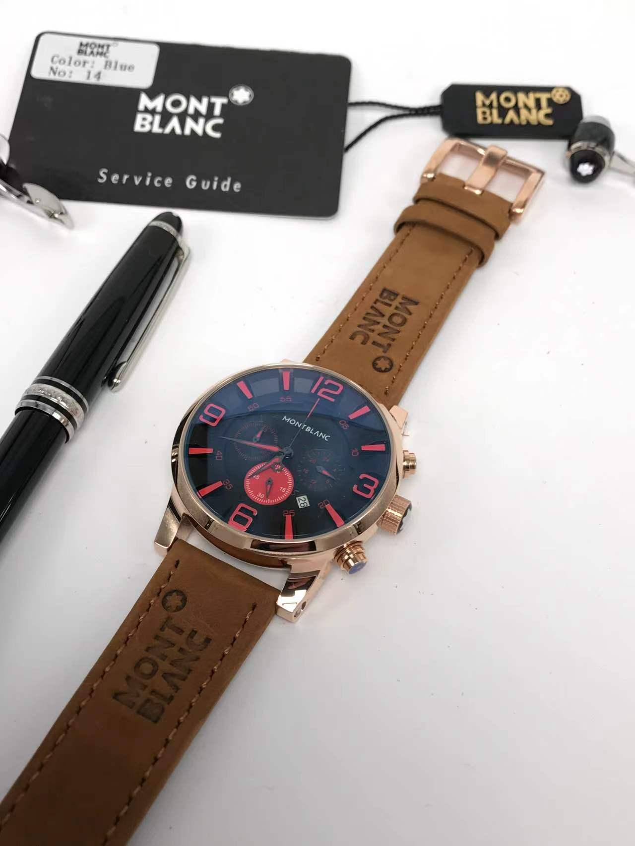 Replica Montblanc 904l Stainless Steel Quartz Watch 43MM