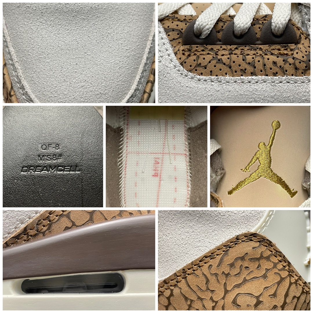 Replica Air Jordan Shoe UP Air Jordan 3 Palomino AJ3 CT8532-102 Size 40-47