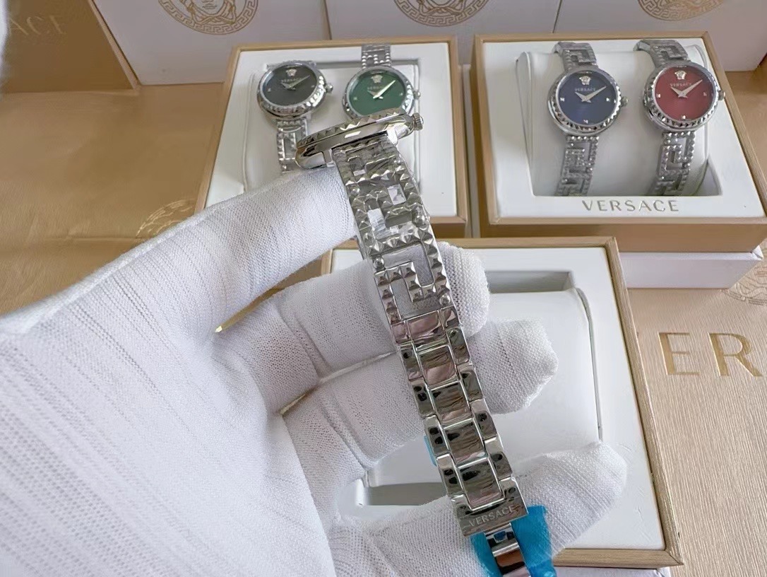 Replica Versace 904l Stainless Steel Quartz Watch 28MM