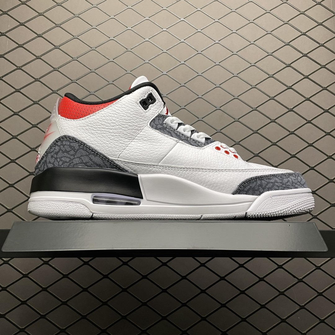Replica Air Jordan Shoe Air Jordan 3 SE DNM Fire Red AJ3 CZ6431-100 40-47