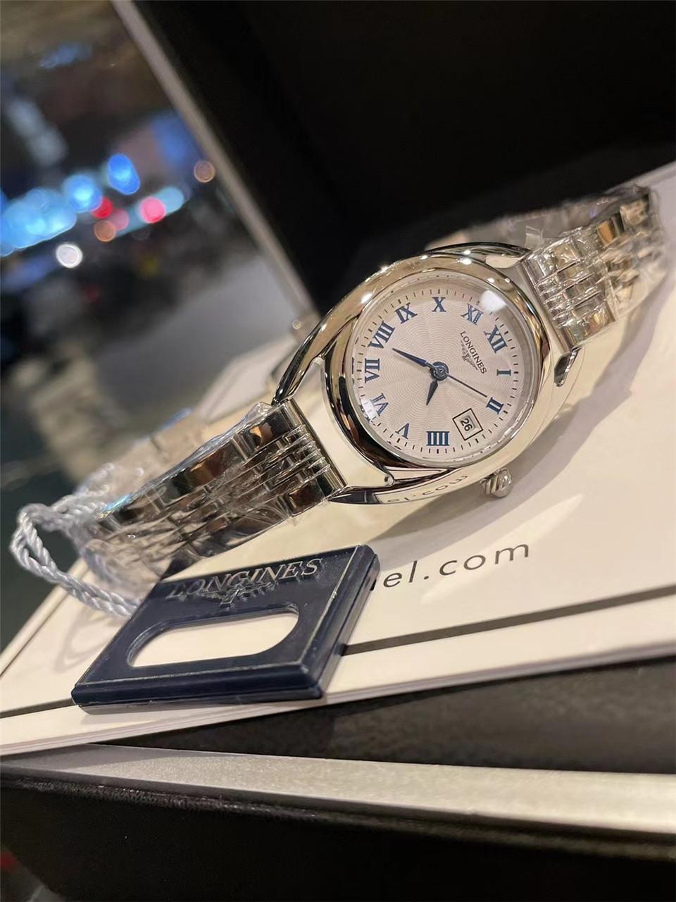 Replica Longines 904l Stainless Steel Quartz Watch 26MM