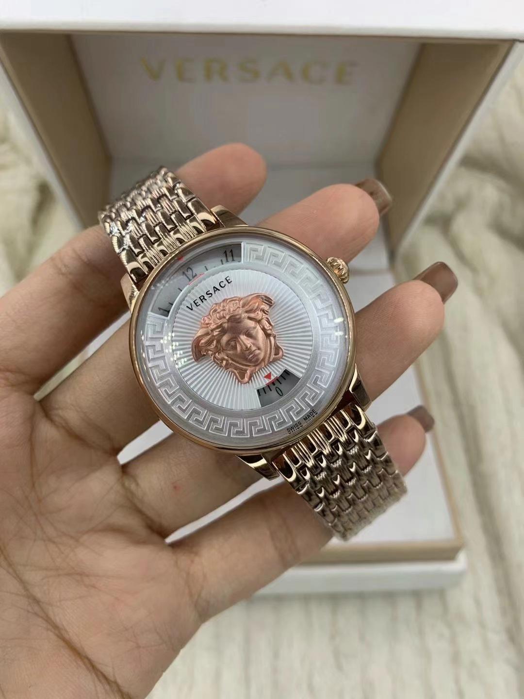 Replica Versace 904l Stainless Steel Quartz Watch 34MM