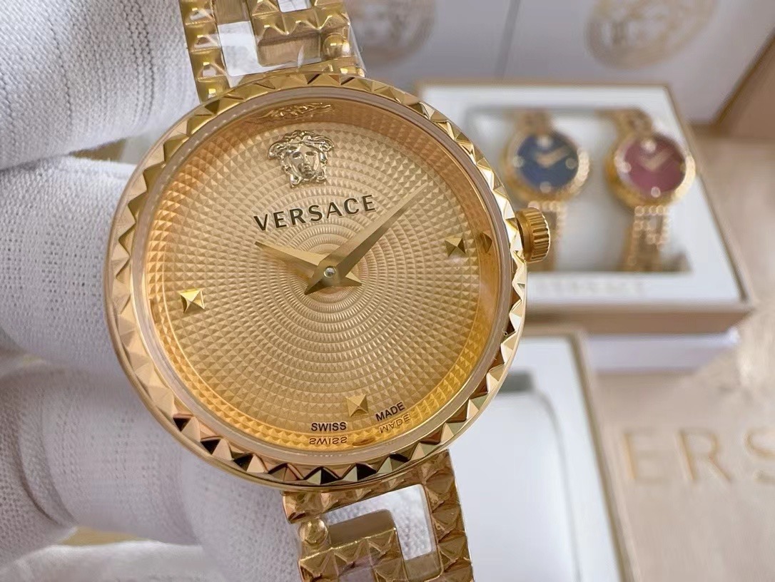 Replica Versace 904l Stainless Steel Quartz Watch 28MM