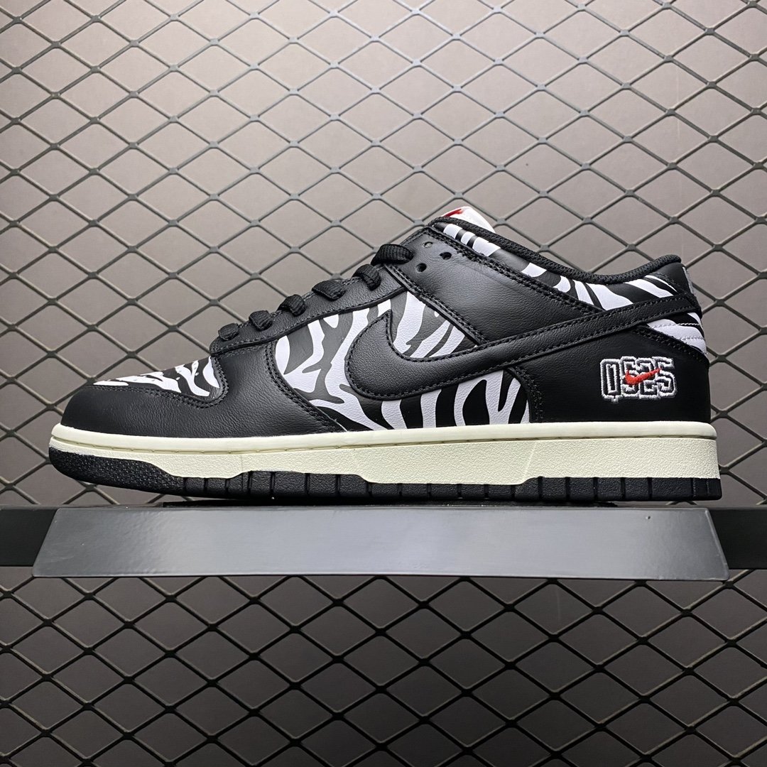 Replica Nike Shoe Quartersnacks x Nike SBDunk ZebraDM3510-001 36-47_01937