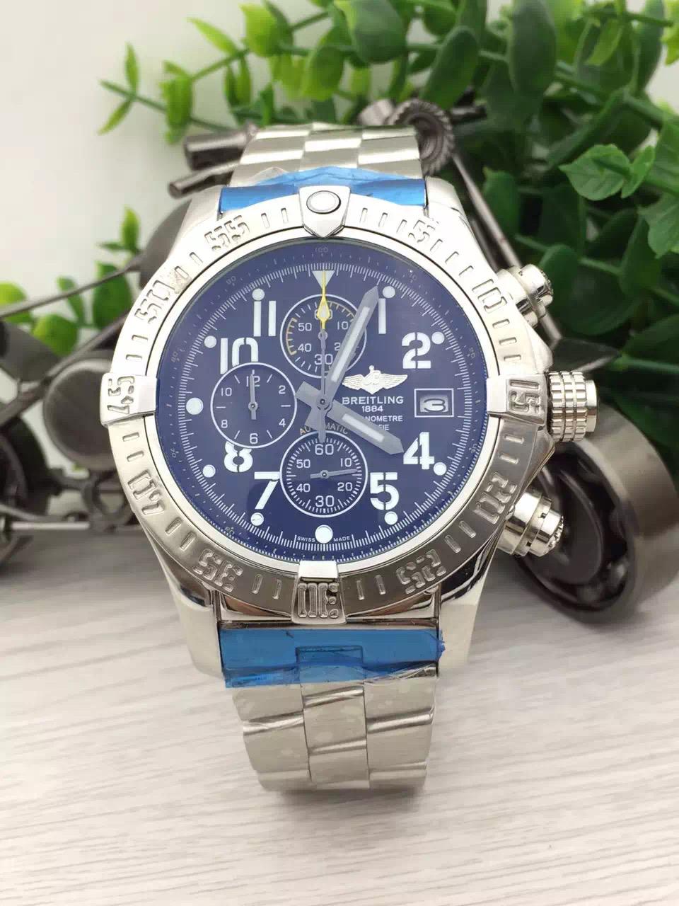 Replica BREITLING 904l Stainless Steel Quartz Watch 46MM