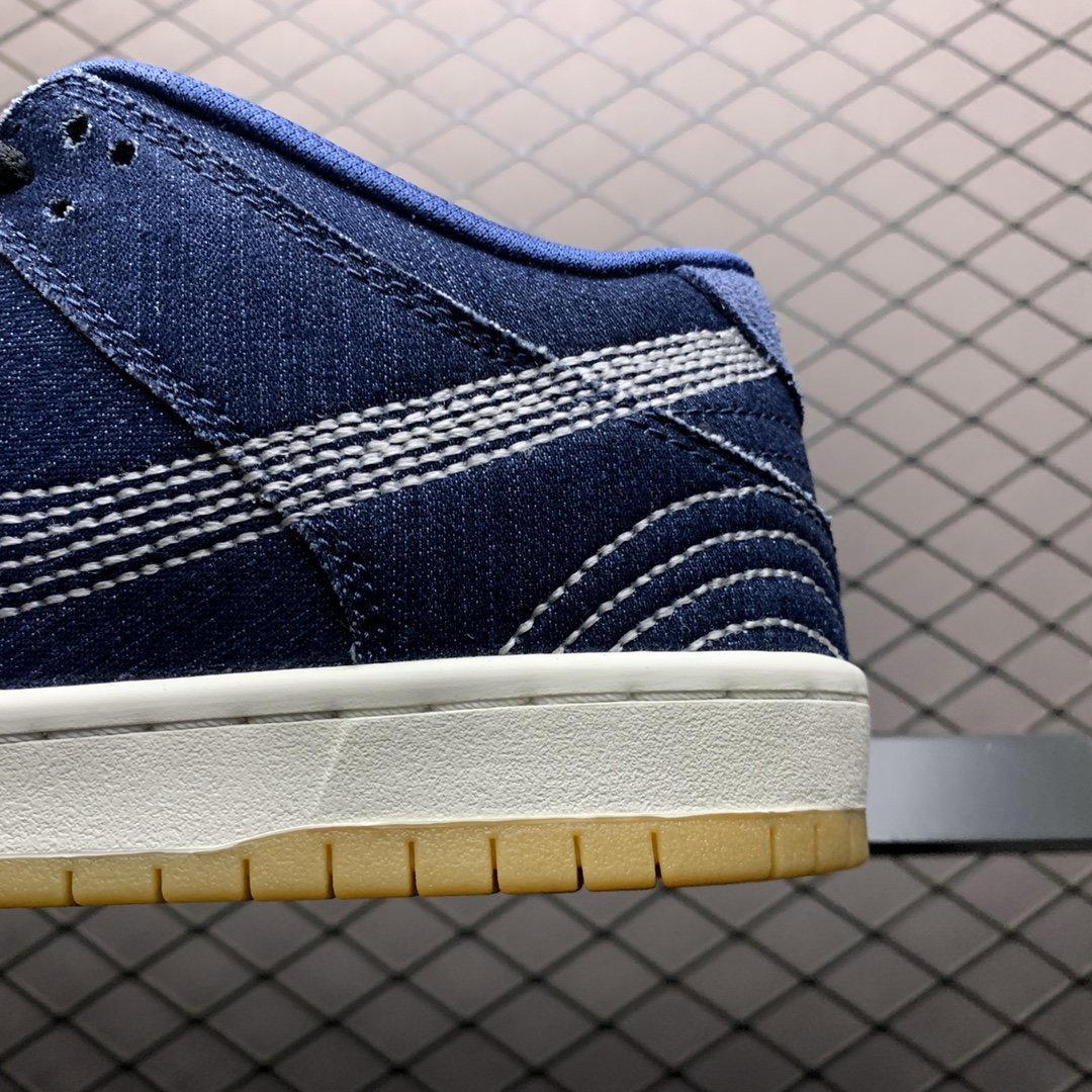 Replica Nike Dunk SB Shoe Nike SB Dunk Low Pro PRM Denim Gum CV0316-400 Size 40-45