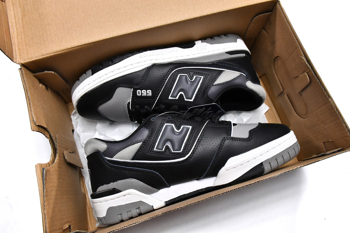 Replica New Balance Shoe BB550SR1 New Balance 550 Grey Black