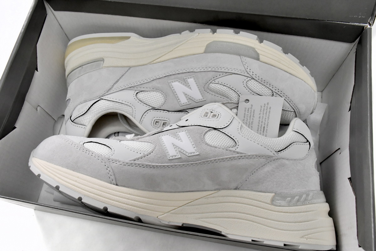 Replica New Balance Shoe M992MD New Balance 992 Gray White