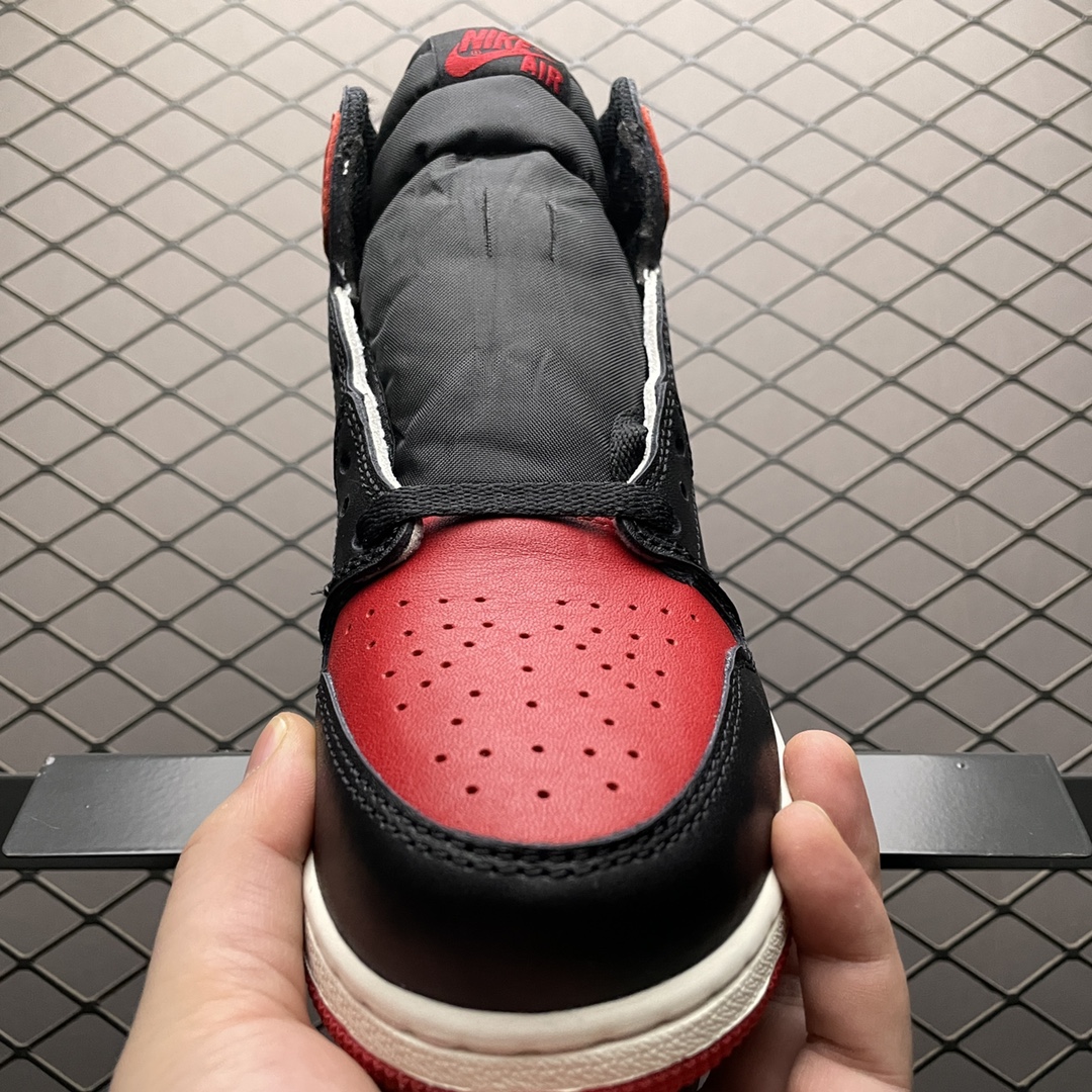 Replica Air Jordan Shoe Jordan 1 Bred Toe AJ1 555088-610 575441