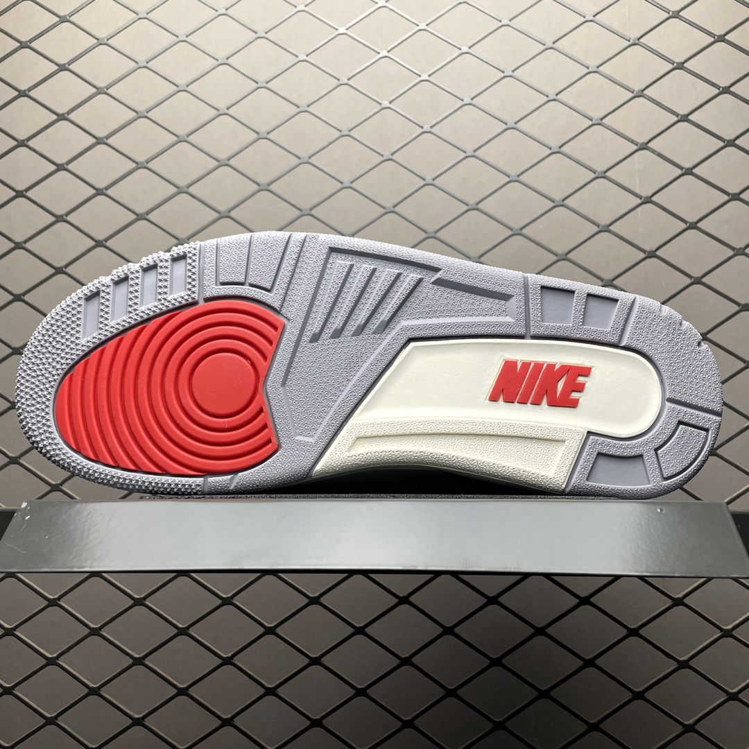 Replica Air Jordan Shoe Air Jordan 3White Cement ReimaginedAJ3 DN3707-100 size 40-47.5