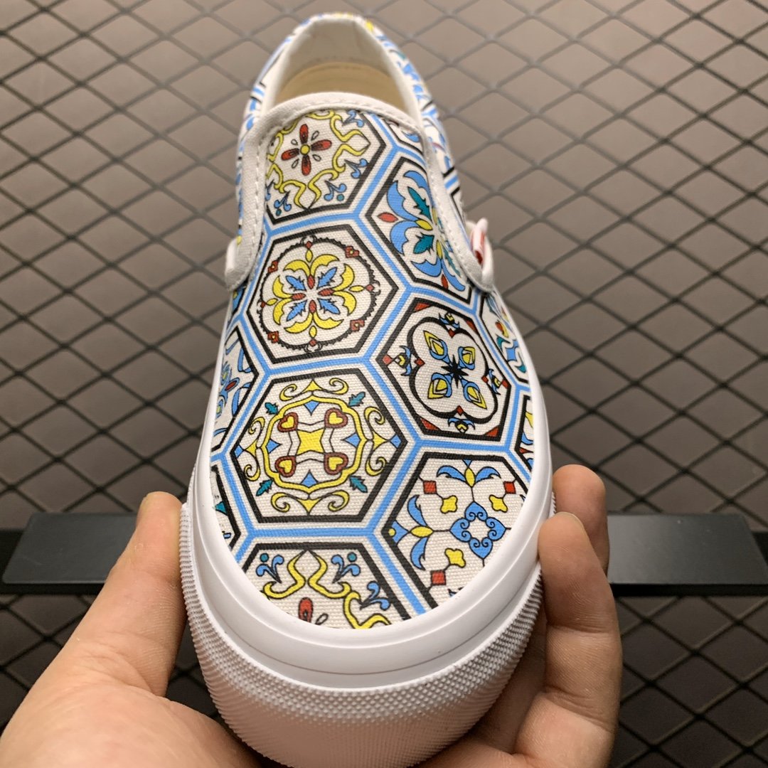 Replica Vans Shoe KITH x Vans Slip-On Blue Size 35-44