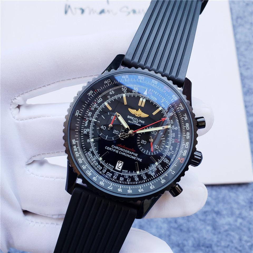 Replica BREITLING 904l Stainless Steel Quartz Watch 46MM