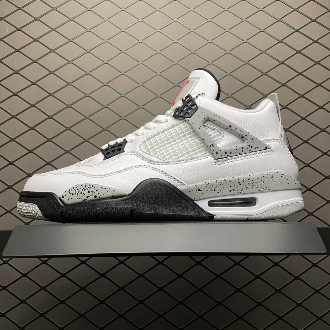 Replica Air Jordan Shoe Air Jordan 4 Retro White Cement 840606-192 40-47