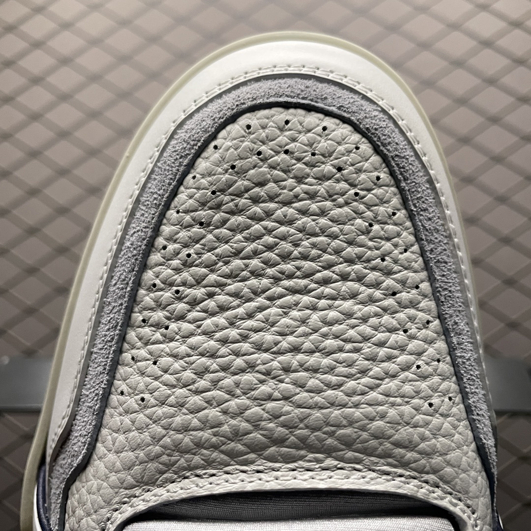 Replica Louis Vuitton Shoe Louis Vuitton LV Trainer Size 35-45 White Navy Blue