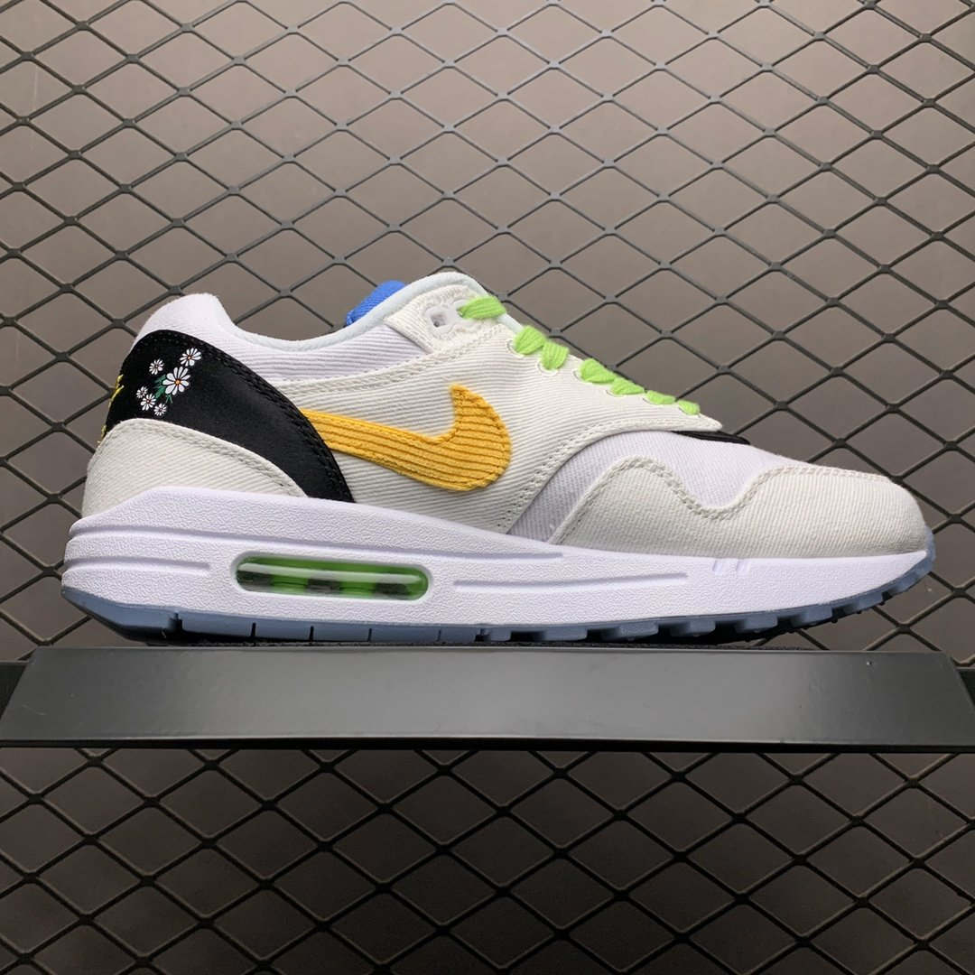 Replica Nike Air Max Shoe Nike Air Max 1 Daisy Pack CW6031-100 36-46