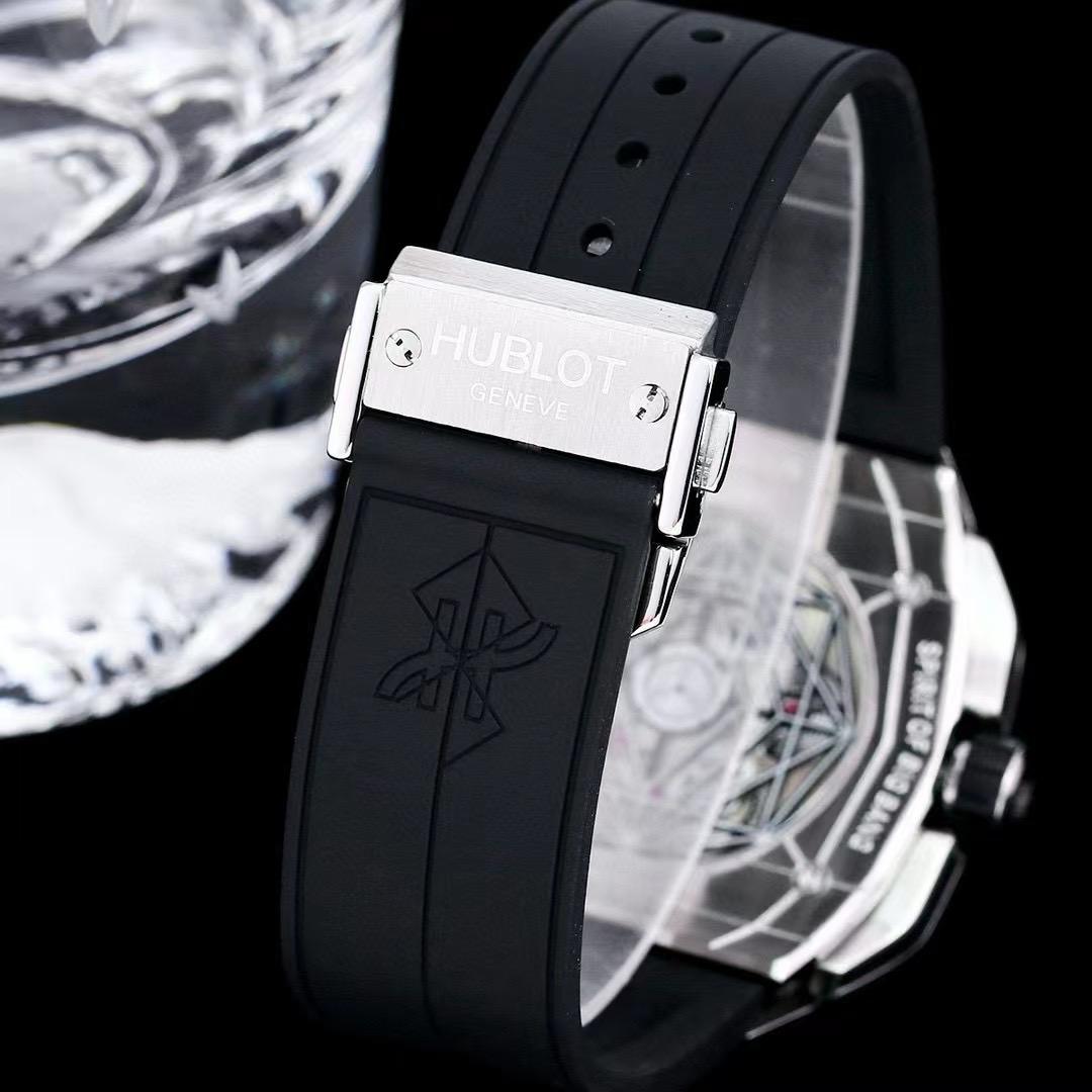 Replica Hublot 904l Stainless Steel Quartzl Watch 45MM