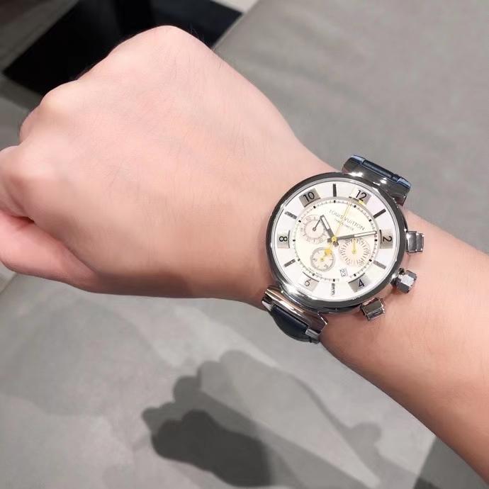 Replica LOUIS VUITTON LV 904l Stainless Steel Quartz Watch 41MM