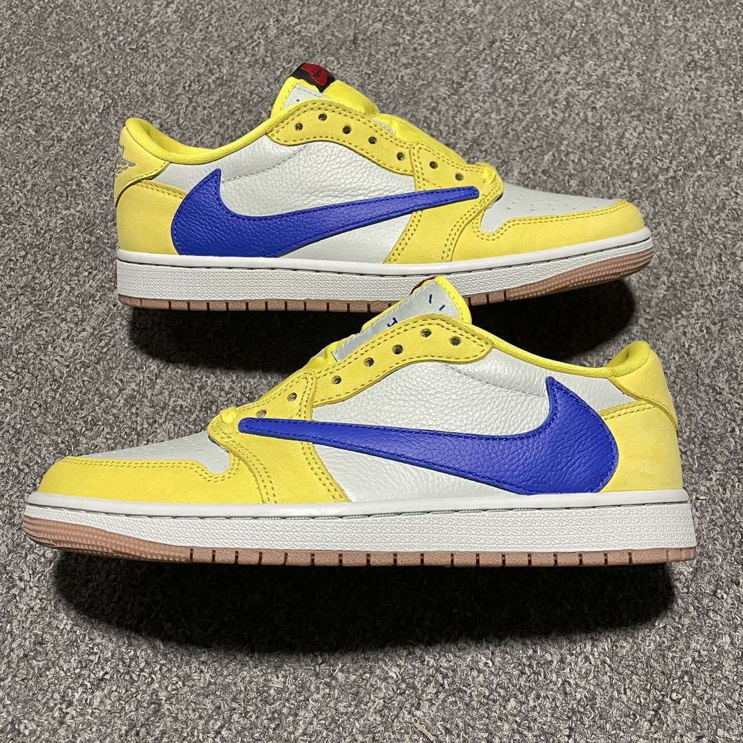 Replica Air Jordan Shoe Travis Scott x Air Jordan 1 AJ1 TS DZ4137-700 Size 36-48.5