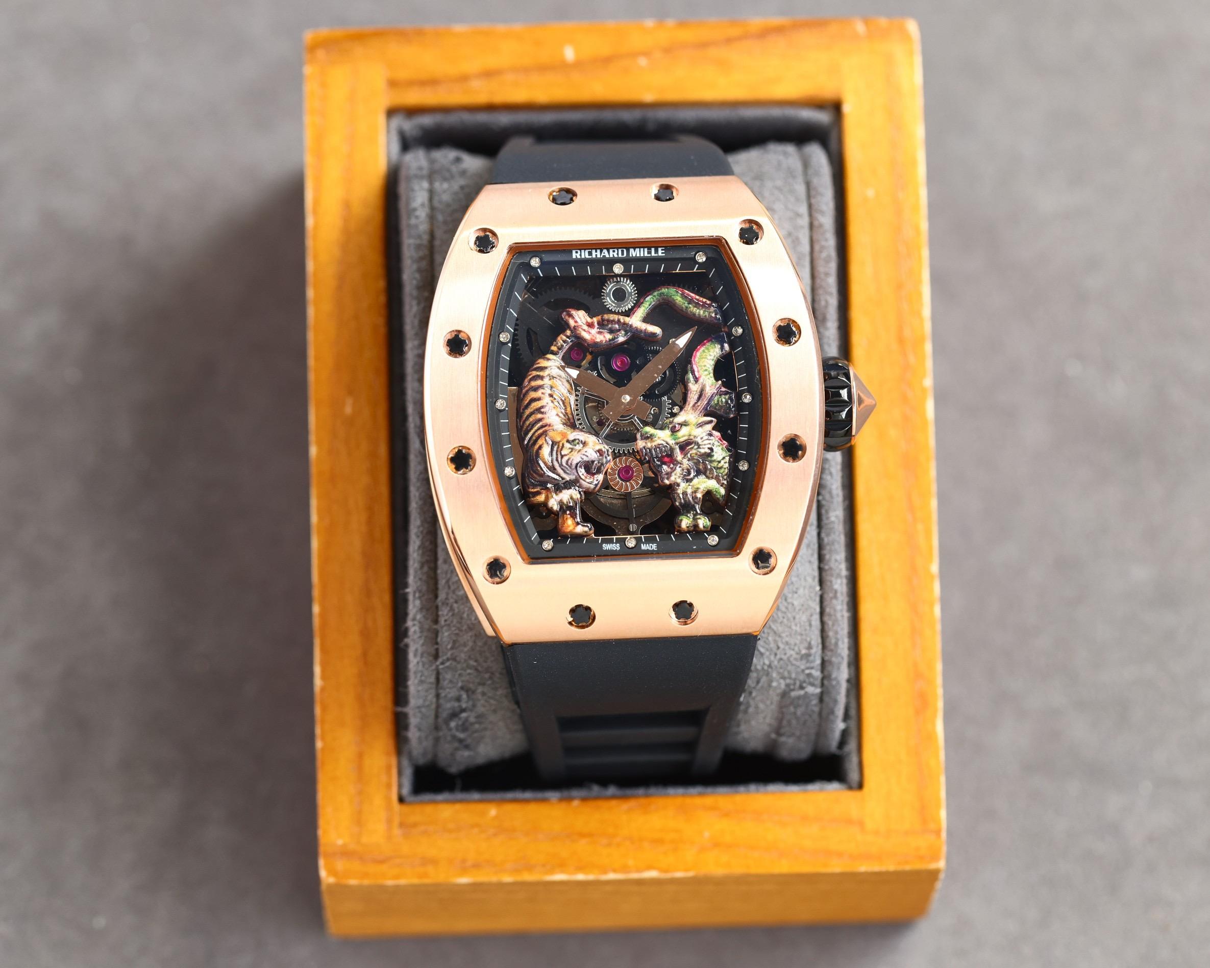 Replica Richard Mille 904l Stainless Steel Automatic Machine Watch 42MM
