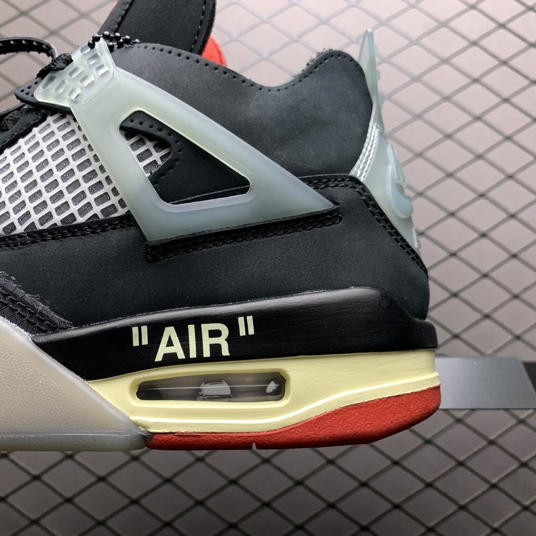 Replica OFF White Shoe Off-White x Air Jordan 4 Retro SP AJ4 CV9388-001 36-47.5
