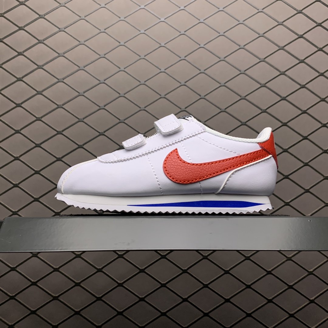 Replica Nike Shoe YOUTH Nike Cortez Basic White 22-37