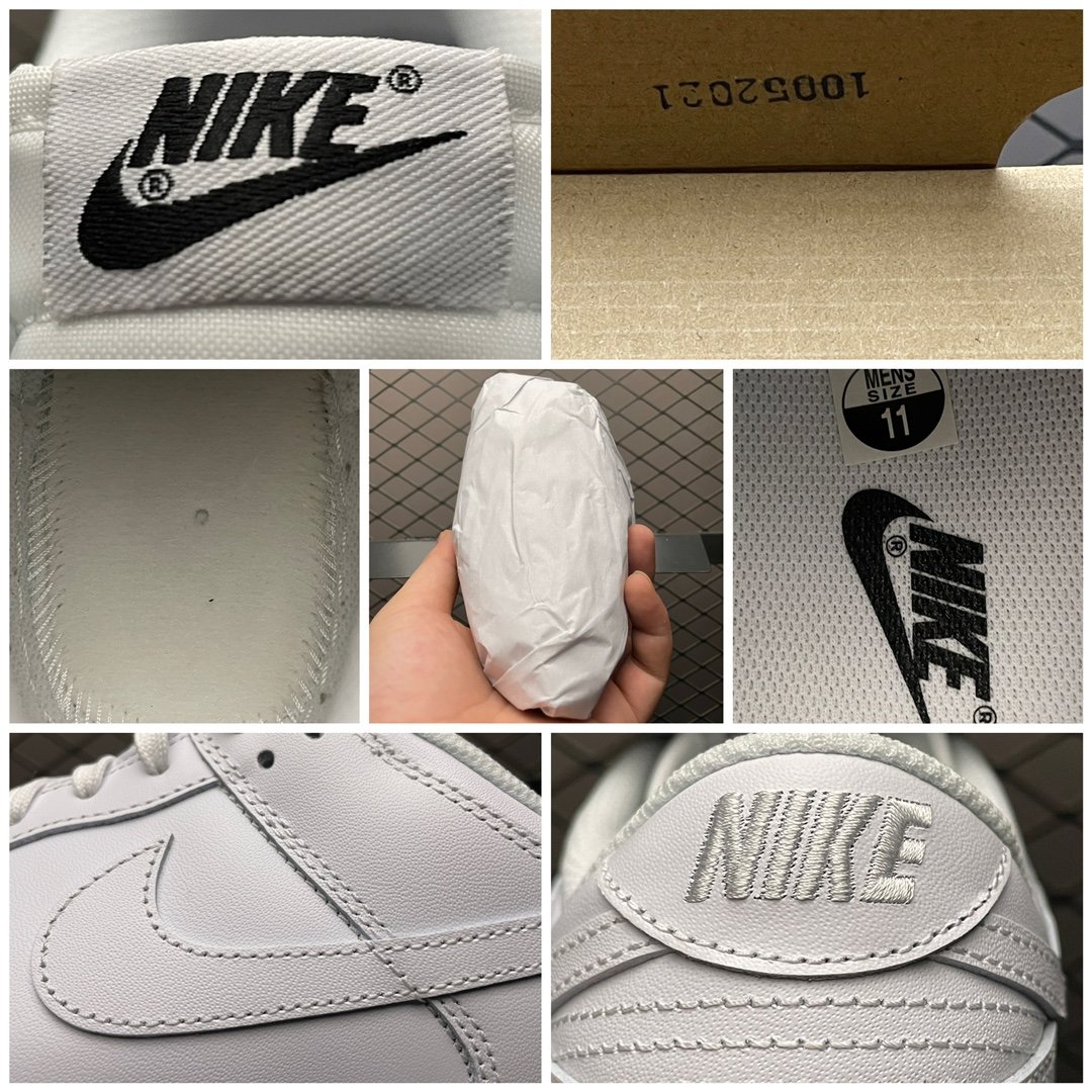 Replica Nike Dunk SB Shoe Nike Dunk Low Triple WhiteDD1503-109 Size 36-46