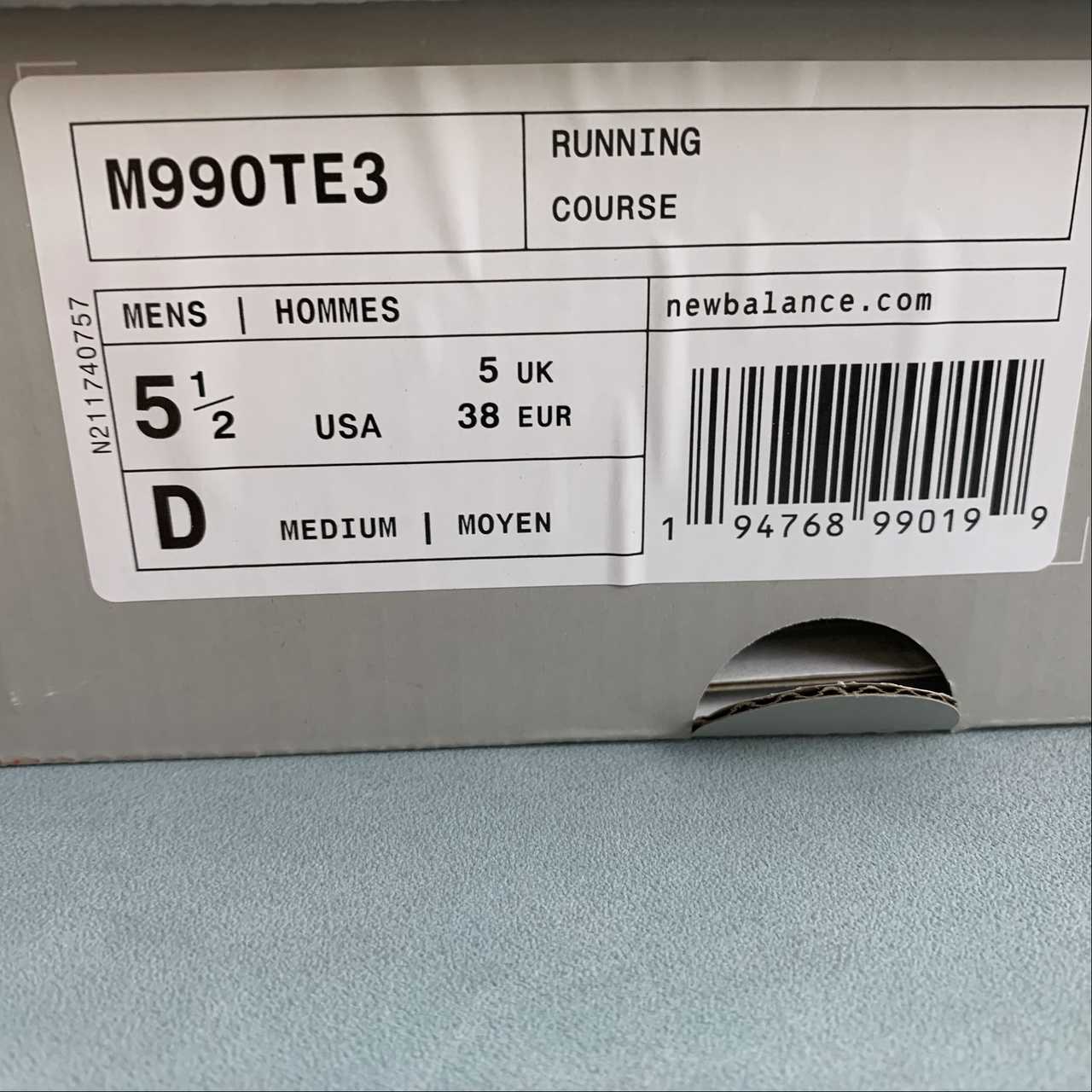 Replica New Balance Shoe New Balance NB990 M990TE3  36-46