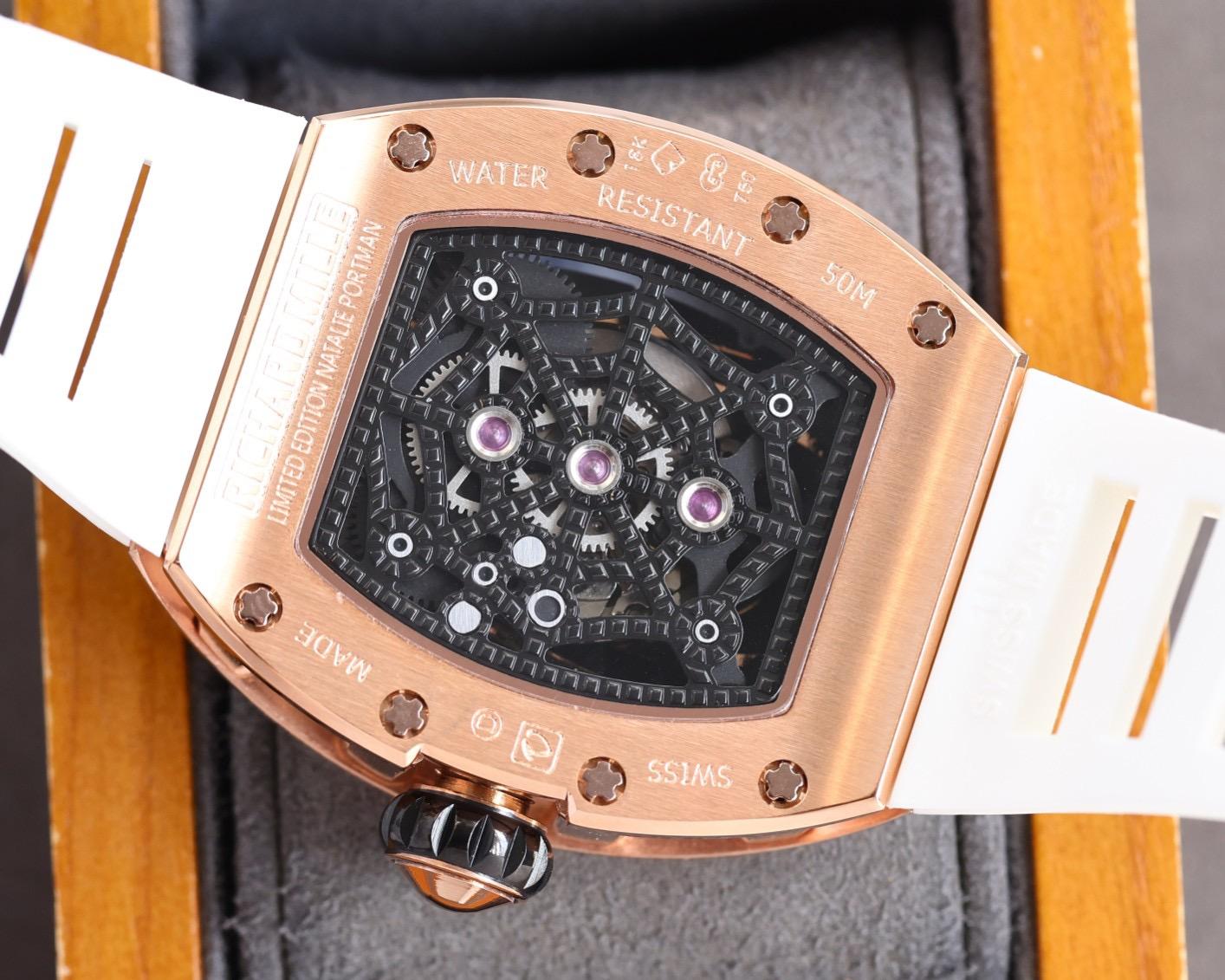 Replica Richard Mille 904l Stainless Steel Automatic Machine Watch 42MM