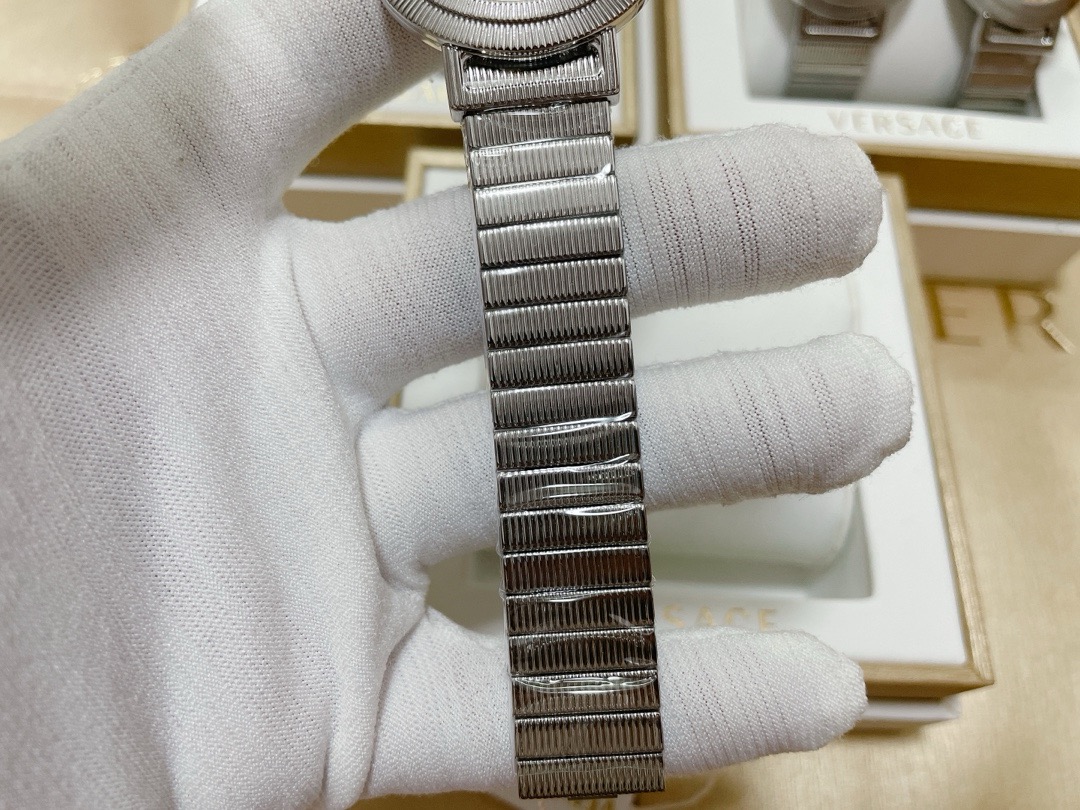 Replica Versace 904l Stainless Steel Quartz Watch 36MM