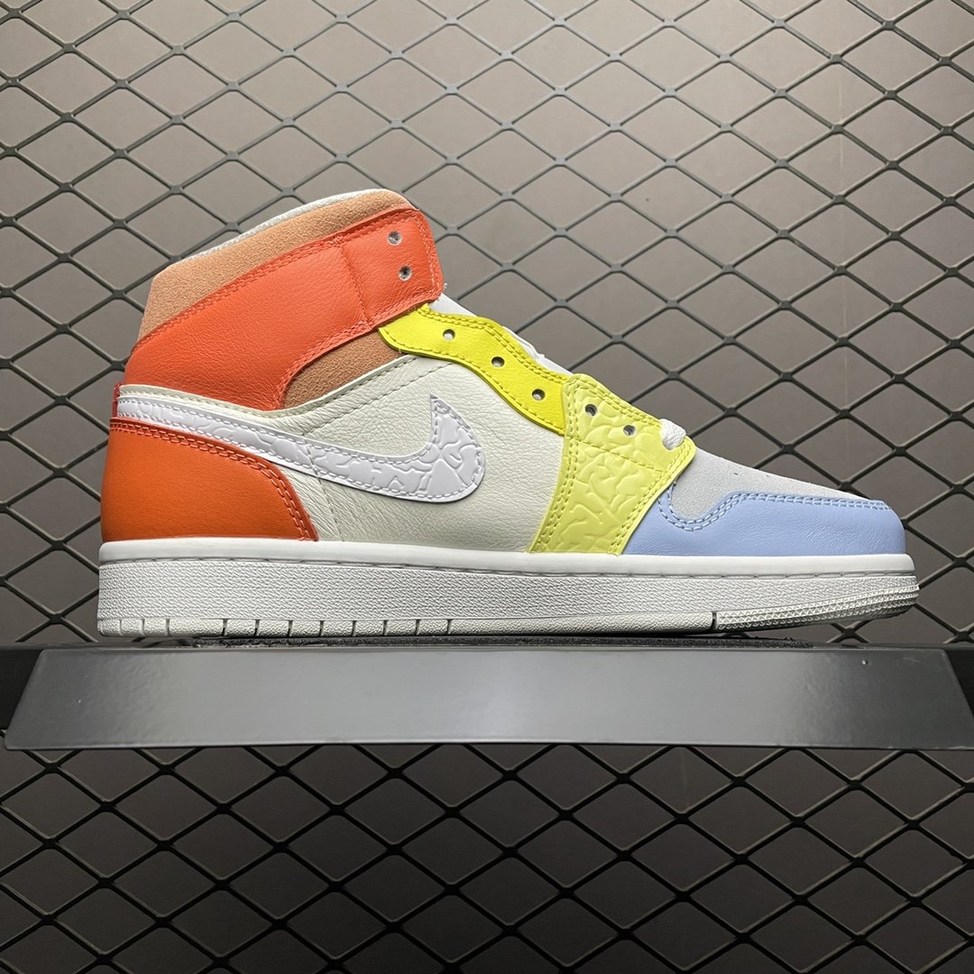 Replica Air Jordan Shoe Air Jordan 1 Mid AJ1 DJ6908-100 36-39