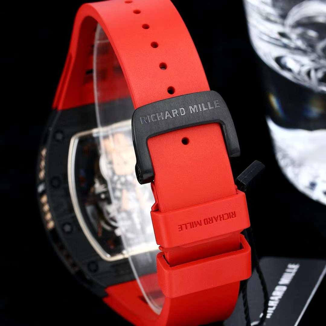 Replica Richard Mille Carbon Fiber Automatic Machine Watch 42MM