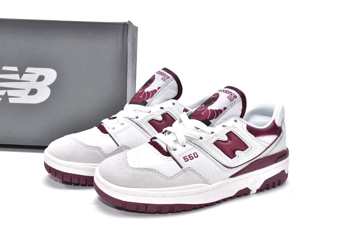 Replica New Balance Shoe BB550LI1 New Balance 550 Burgundy