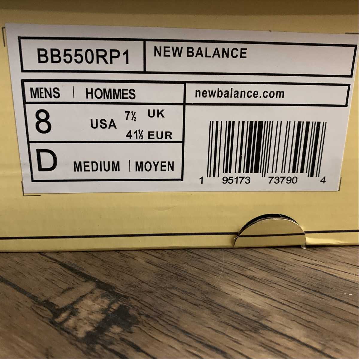 Replica New Balance Shoe New Balance NB550 BB550RP1  36-45