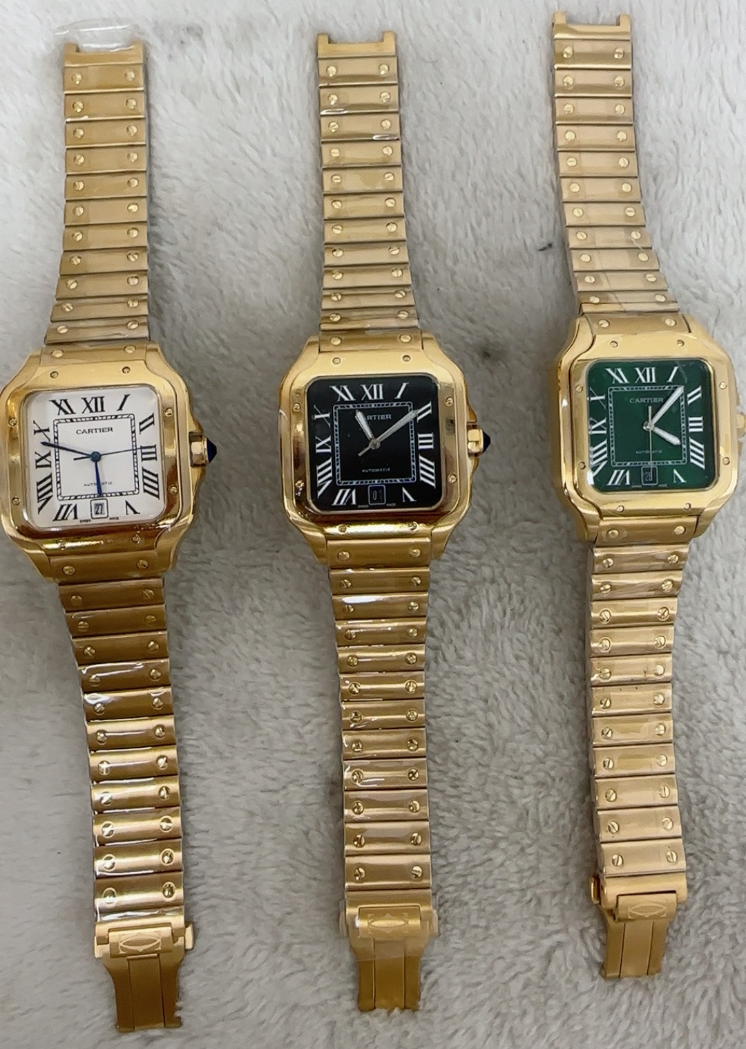 Replica Cartier Santos 904l Stainless Steel Automatic Mechanical Watch 34mm 38mm