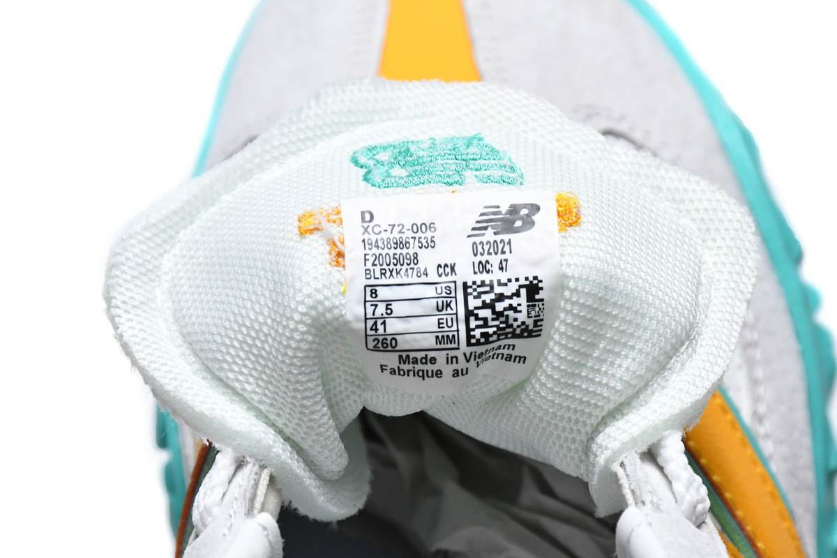 Replica New Balance Shoe New Balance XC-72-006 White Orange Green