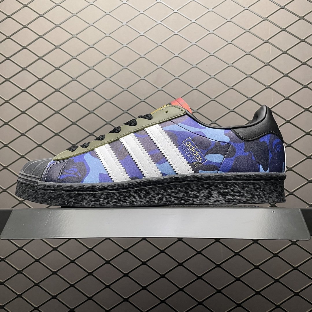 Replica Adidas Shoe Bape x Adidas Superstar GZ8982 SIZE 35-45