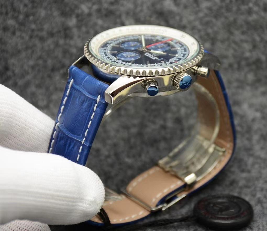 Replica BREITLING 904l Stainless Steel Quartz Watch 46MM