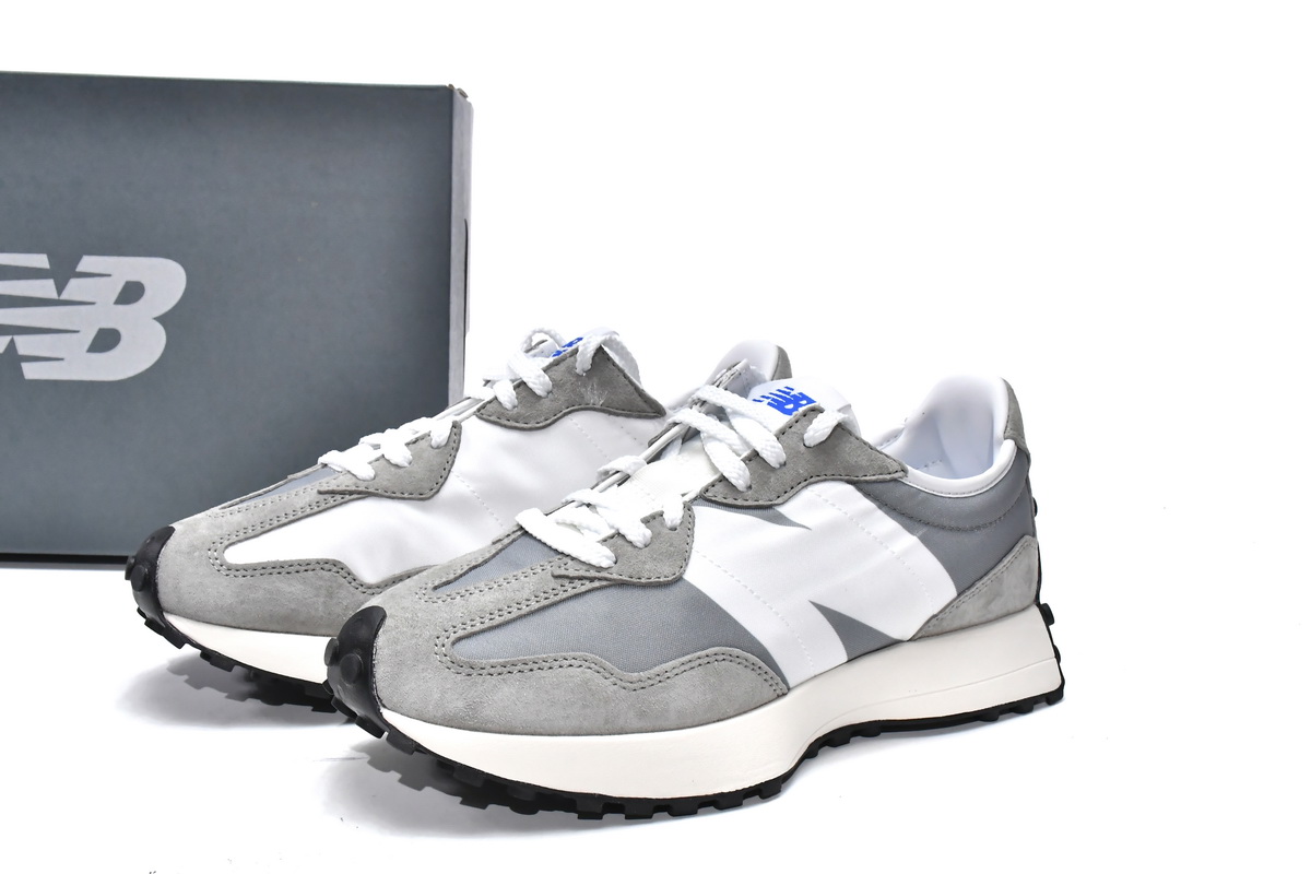 Replica New Balance Shoe MS327LAB New Balance 327 White Grey