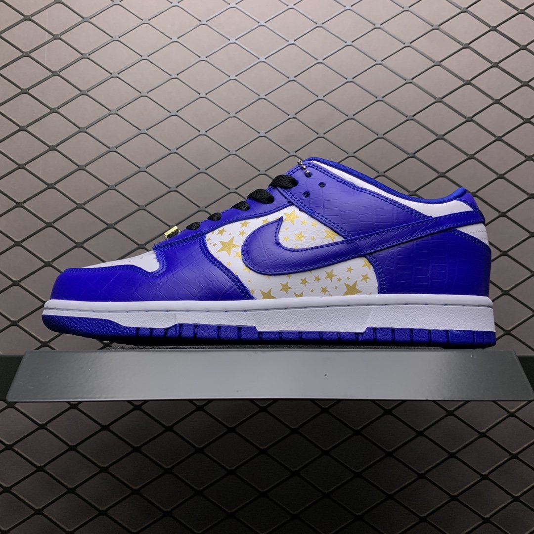 Replica Nike Dunk SB Shoe Supreme x Nike SB Dunk Low SUP DH3228-100 36-46
