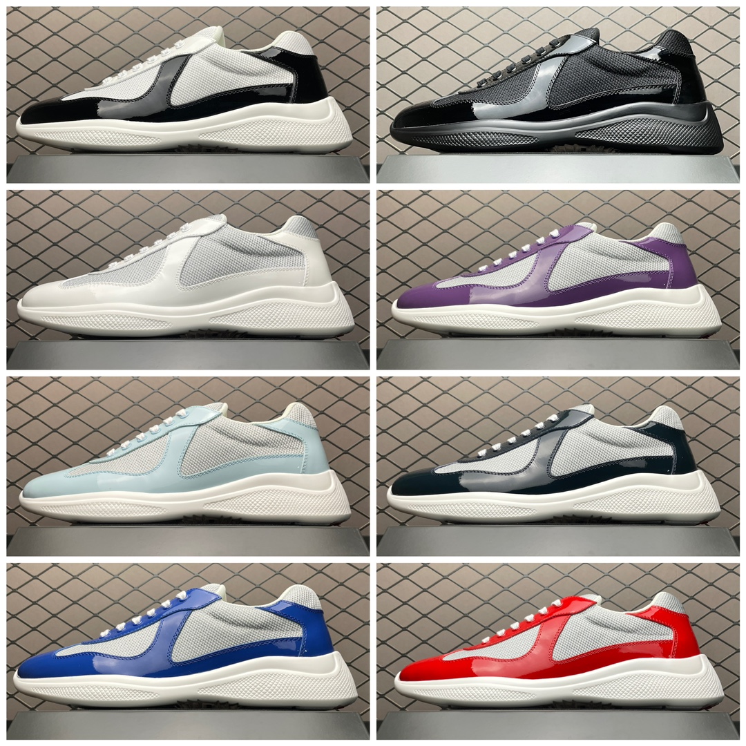 Replica Prada Shoe Prada Calzature Uomo Size 38-46 Red