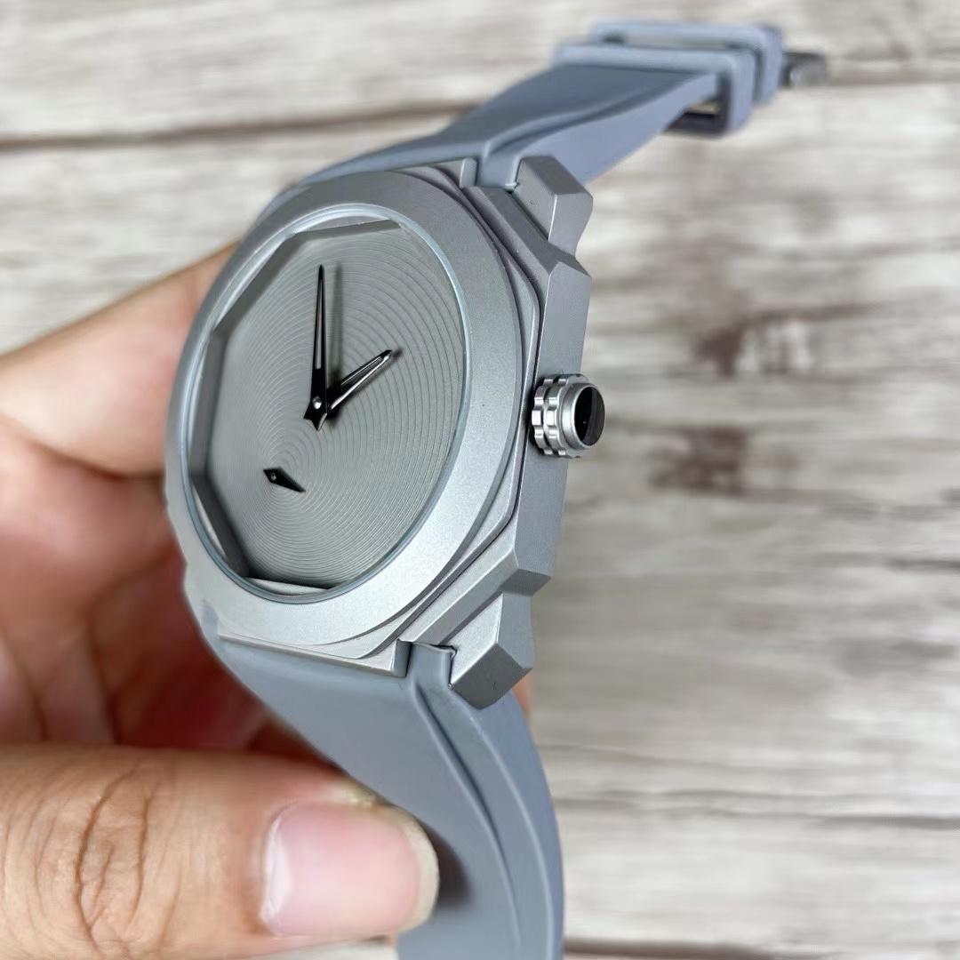 Replica BVLGARI 904l Stainless Steel Automatic Machine Watch 42MM