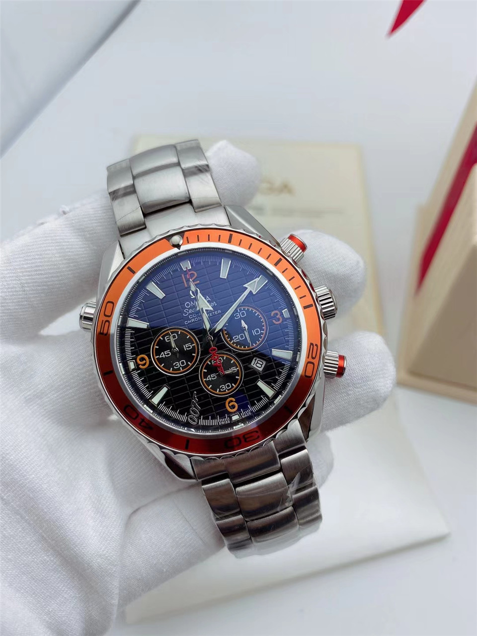 Replica OMEGA Seamaster 904l Stainless Steel Quartzl Watch 42MM