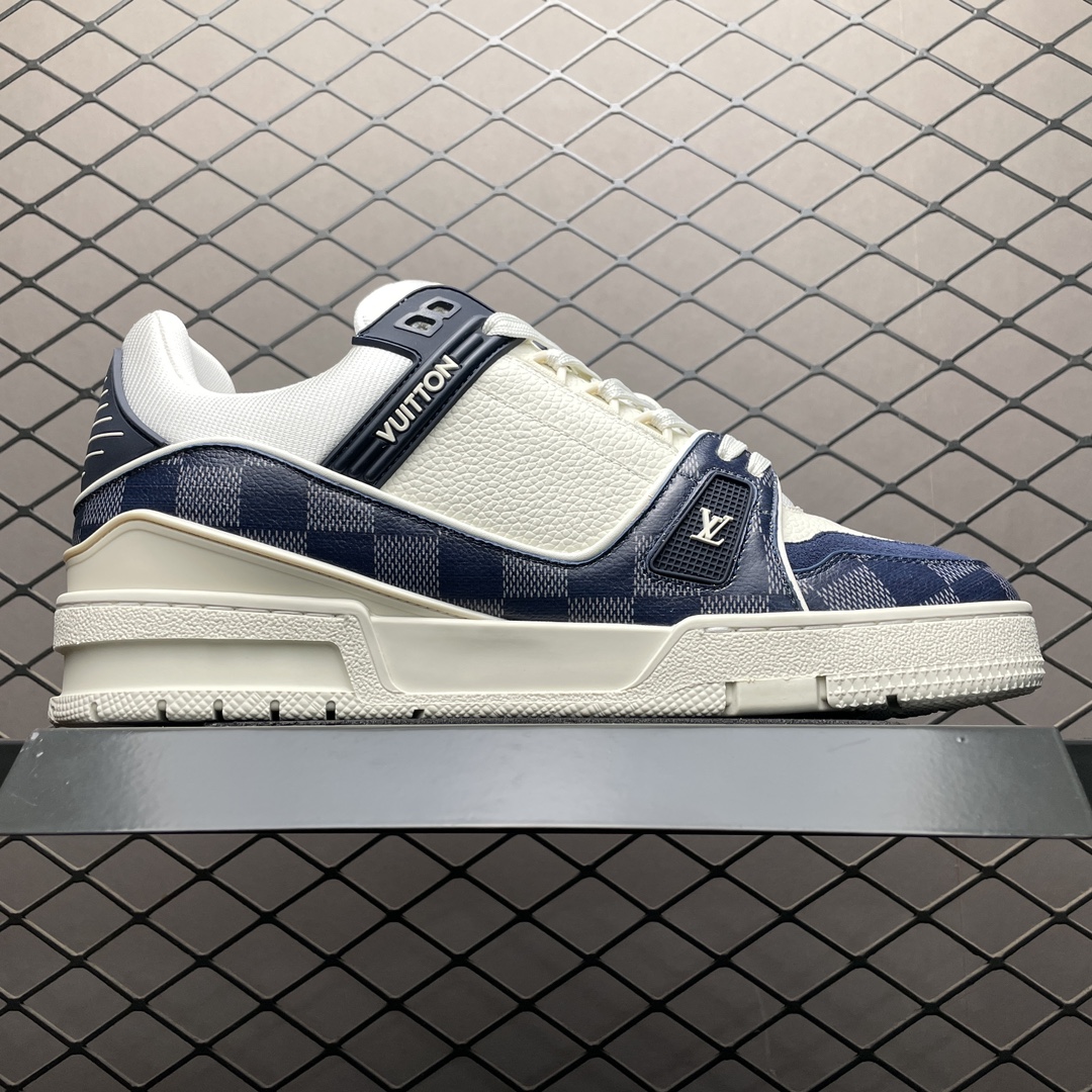 Replica Louis Vuitton Shoe Louis Vuitton LV Trainer Size 38 39 40 41 42 43 44 45 46