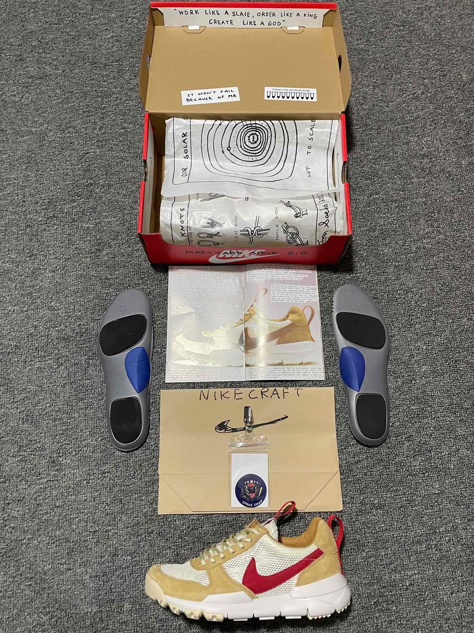 Replica Nike Shoe Nike Craft Mars Yard TS NASA 2.0  AA2261-100 Size 36-47.5