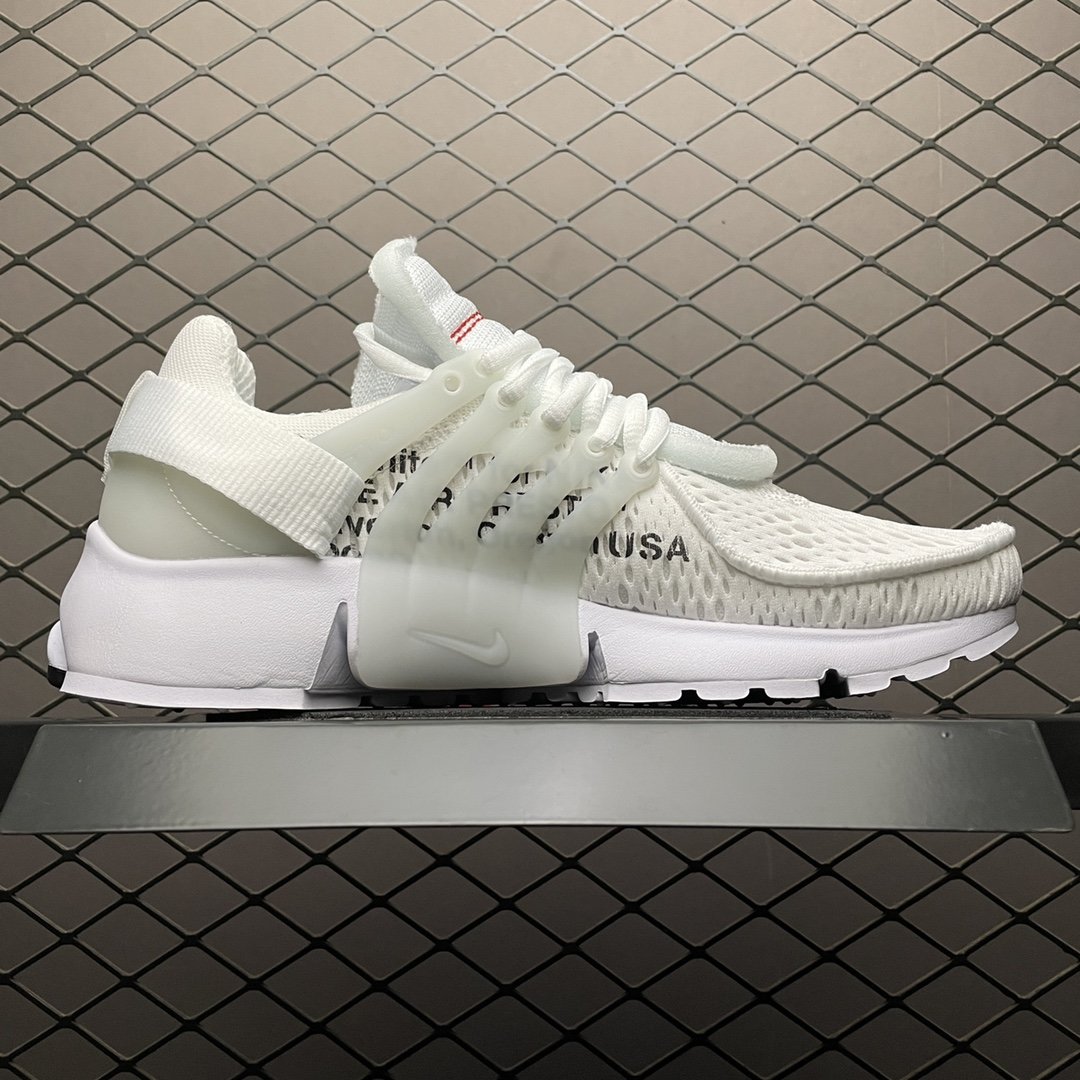 Replica OFF White Shoe Off-White x Nike Air Presto 2.0 White The 10 OW AA3830-10036-45