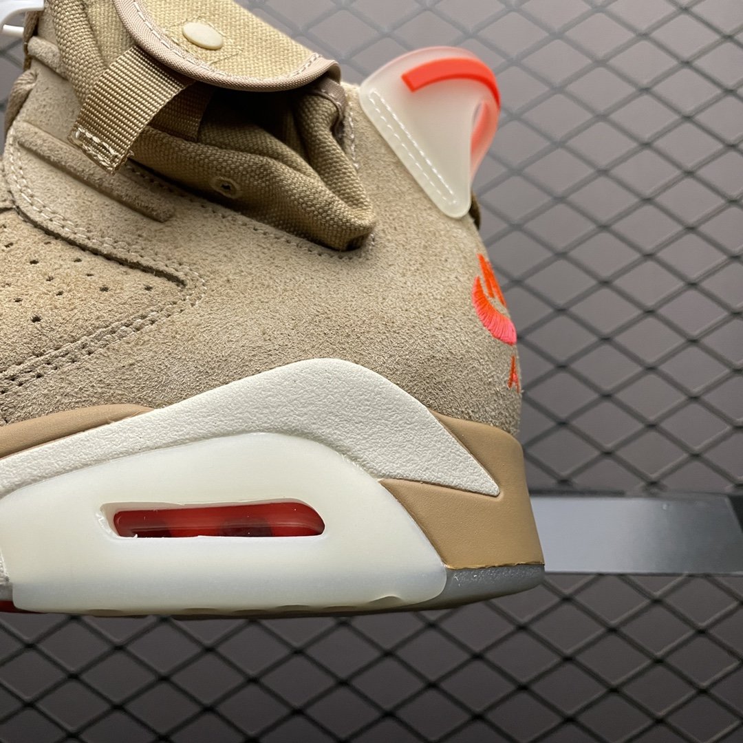 Replica Travis Scott Shoe Travis Scott Air Jordan 6 British Khaki AJ6 DH0690-200 40-47