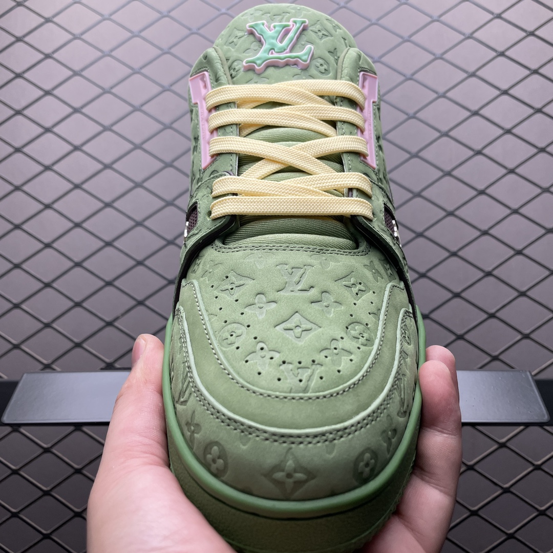Replica LV Shoe Tyler x Louis Vuitton LV Trainer       ZP …